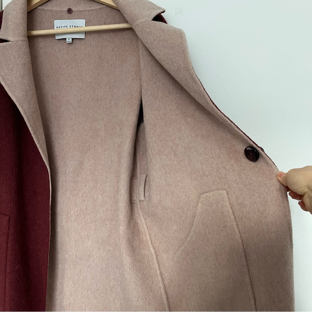 100% Wool Fully Reversible Coat - Picture 5 of 5